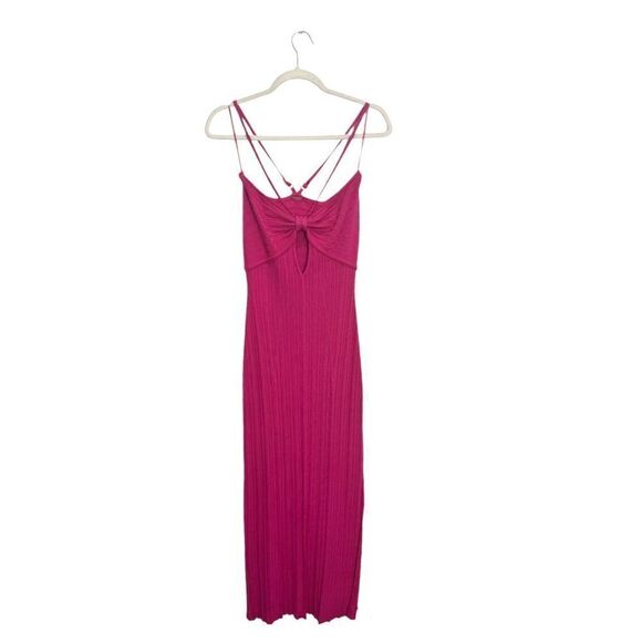 CULT GAIA Elfreda cutout ribbed-knit halterneck midi dress - Picture 9 of 14